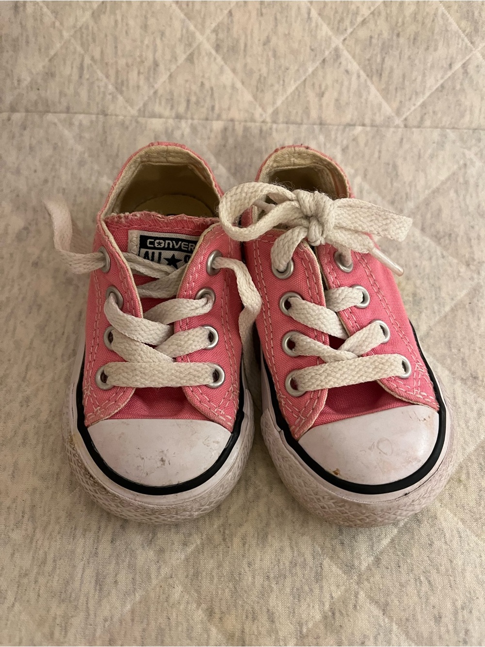 Converse Baby — Pink Low-Top Sneakers